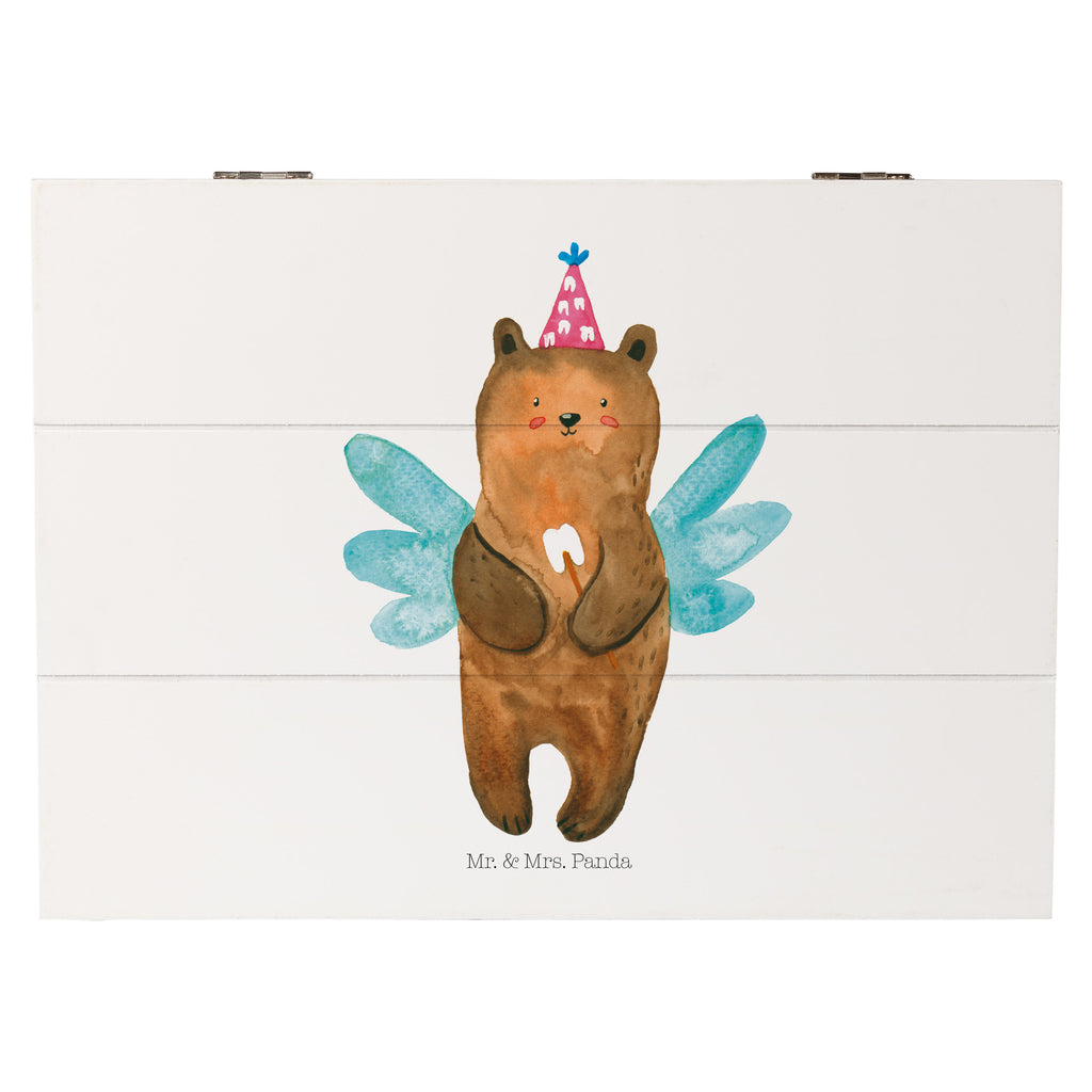 Holzkiste Zahnfee Bär Holzkiste, Kiste, Schatzkiste, Truhe, Schatulle, XXL, Erinnerungsbox, Erinnerungskiste, Dekokiste, Aufbewahrungsbox, Bär, Teddy, Teddybär, Zahnfee, Fee, Milchzahn, Erster Zahn