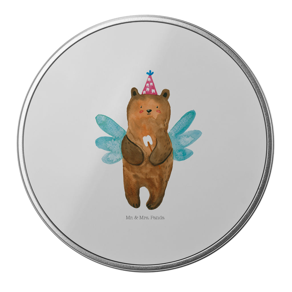 Blechdose rund Zahnfee Bär Metalldose, Keksdose, Dose, Vorratsdose, Geschenkbox, Bär, Teddy, Teddybär, Zahnfee, Fee, Milchzahn, Erster Zahn