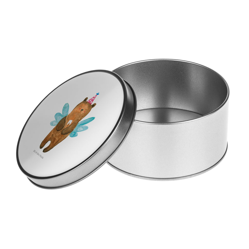 Blechdose rund Zahnfee Bär Metalldose, Keksdose, Dose, Vorratsdose, Geschenkbox, Bär, Teddy, Teddybär, Zahnfee, Fee, Milchzahn, Erster Zahn
