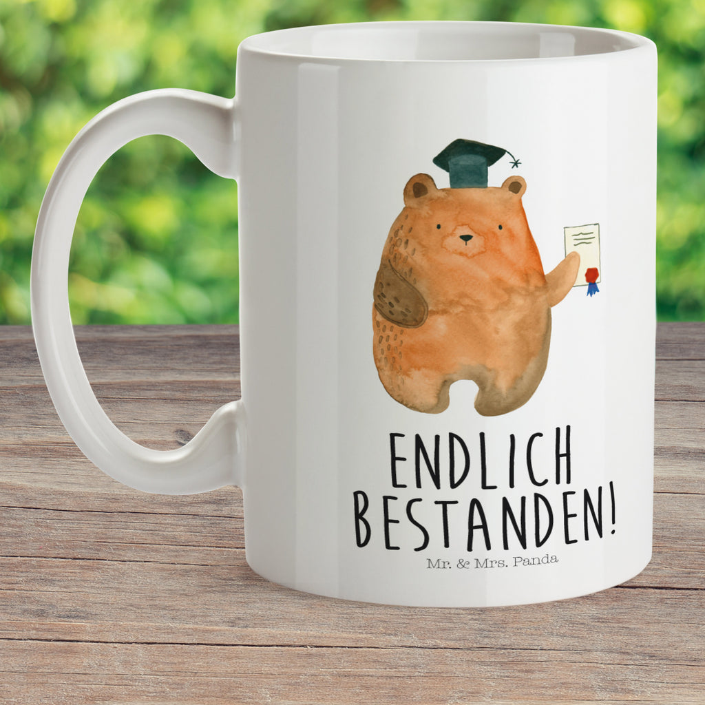 Kindertasse Prüfungsbär Kunststoff Tasse, Kindergarten, Tasse, Trinkbecher, Camping Becher, Kaffeetasse, Kunststoffbecher, Kindergartenbecher, Outdoorgeschirr, Kunststoffgeschirr, Reisebecher, Reisetasse, Kinderbecher, Bär, Teddy, Teddybär, Abitur, Prüfungen, Prüfung bestanden, Abschluss, Zeugnis, Abschlusszeugnis