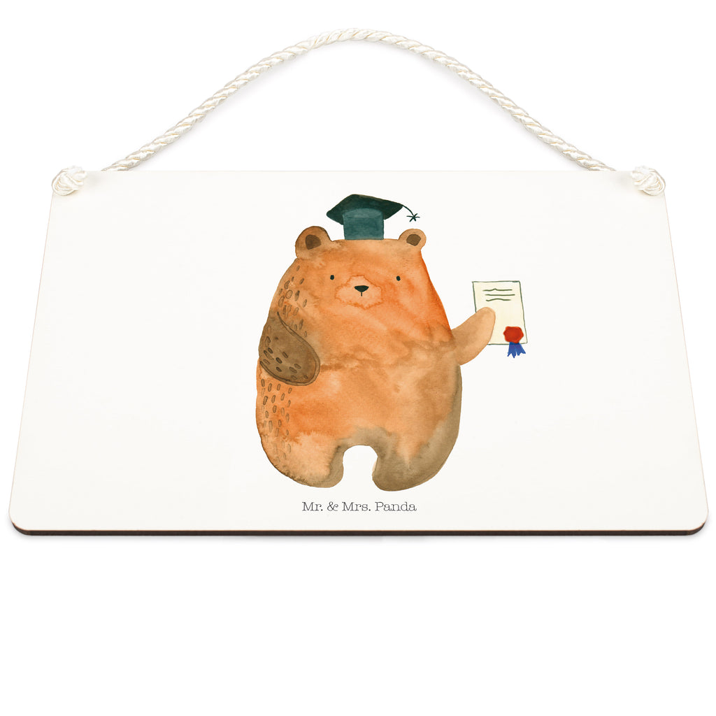 Deko Schild Prüfungsbär Dekoschild, Deko Schild, Schild, Tür Schild, Türschild, Holzschild, Wandschild, Wanddeko, Bär, Teddy, Teddybär, Abitur, Prüfungen, Prüfung bestanden, Abschluss, Zeugnis, Abschlusszeugnis