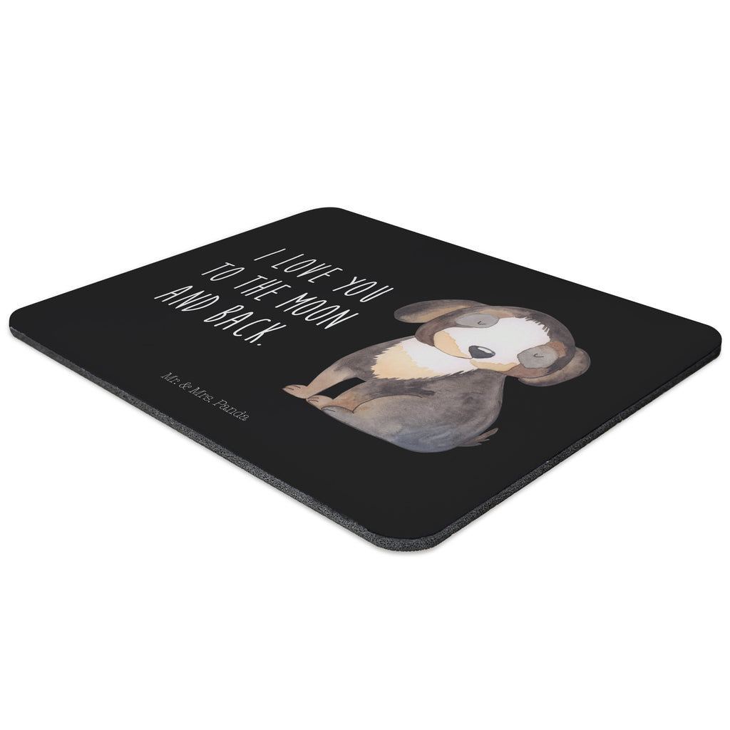 Mauspad Hund entspannt Mousepad, Computer zubehör, Büroausstattung, PC Zubehör, Arbeitszimmer, Mauspad, Einzigartiges Mauspad, Designer Mauspad, Hund, Hundemotiv, Haustier, Hunderasse, Tierliebhaber, Hundebesitzer, Sprüche, schwarzer Hund, Hundeliebe, Liebe, Hundeglück