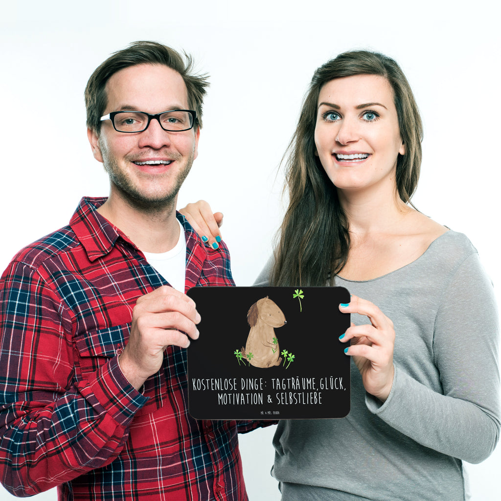 Mauspad Hund Kleeblatt Mousepad, Computer zubehör, Büroausstattung, PC Zubehör, Arbeitszimmer, Mauspad, Einzigartiges Mauspad, Designer Mauspad, Hund, Hundemotiv, Haustier, Hunderasse, Tierliebhaber, Hundebesitzer, Sprüche, Kleeblatt, Glück, Tagträume, Motivation, Neuanfang, Geschenk, Glücksbringer, Selbstliebe, Achtsamkeit