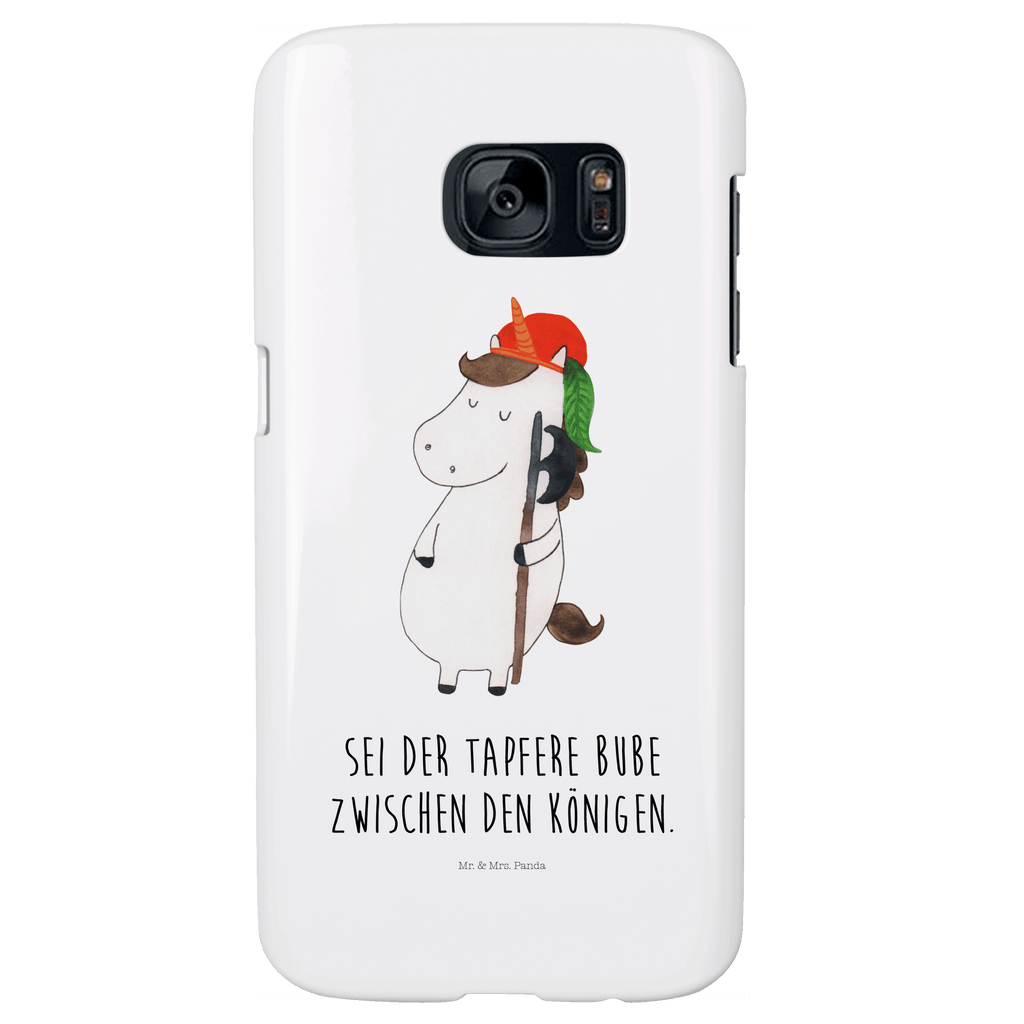 Samsung Galaxy S7 Handyhülle Einhorn Bube Handycover, Handyhülle, Cover, Handy, Hülle, Samsung, Samsung Galaxy S7, Einhorn, Einhörner, Einhorn Deko, Pegasus, Unicorn, Bube, Mittelalter