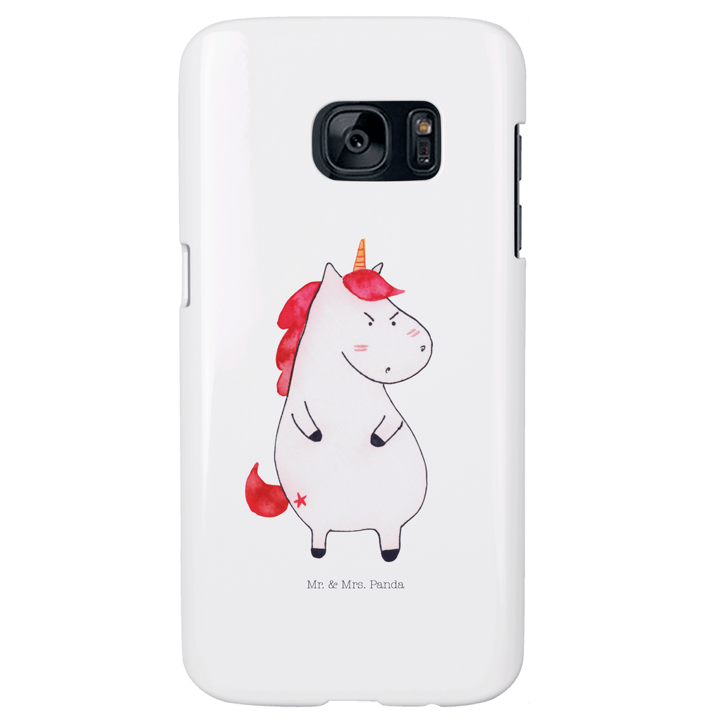 Samsung Galaxy S7 Handyhülle Einhorn wütend Handycover, Handyhülle, Cover, Handy, Hülle, Samsung, Samsung Galaxy S7, Einhorn, Einhörner, Einhorn Deko, Pegasus, Unicorn, Realität, Ansage, lustlos, nein, Büro, Arbeit, wütend, dumme Fragen, lustig, Spaß, Geschenk