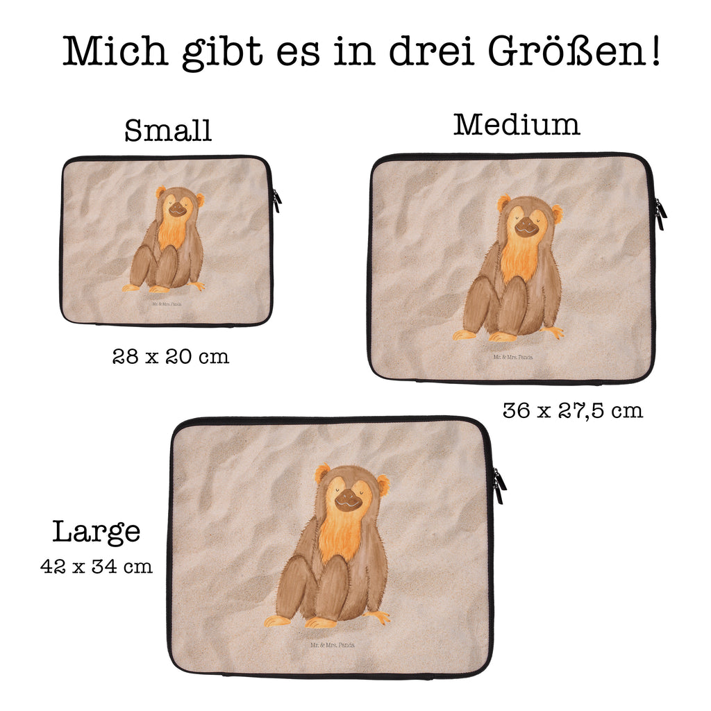 33 x 42 Notebook Tasche Affe Notebook Tasche, Laptop, Computertasche, Tasche, Schutzhülle, Afrika, Wildtiere, Affe, Äffchen, Affen, Selbstliebe, Respekt, Motivation, Selbstachtung, Liebe, Selbstbewusstsein, Selfcare