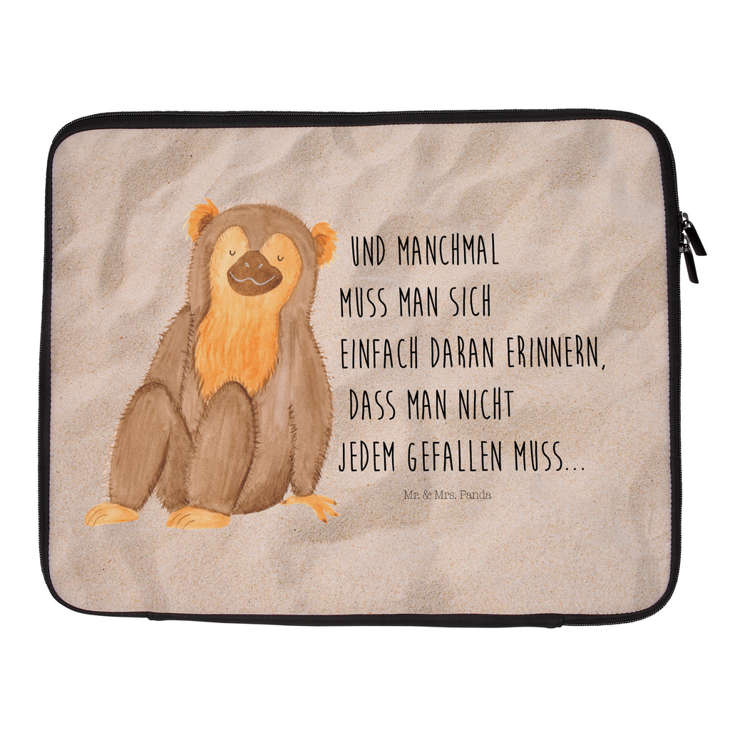 20 x 28 Notebook Tasche  Affe Notebook Tasche, Laptop, Computertasche, Tasche, Afrika, Wildtiere, Affe, Äffchen, Affen, Selbstliebe, Respekt, Motivation, Selbstachtung, Liebe, Selbstbewusstsein, Selfcare