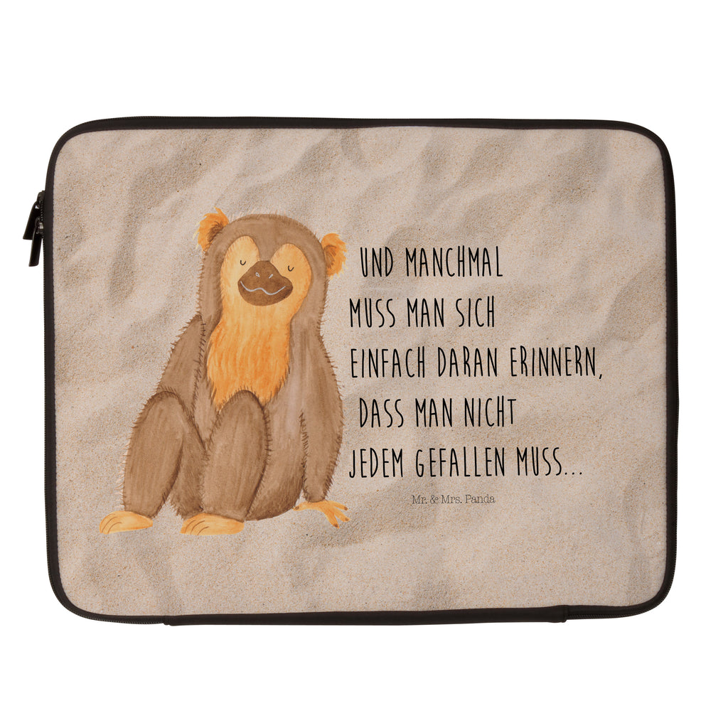 20 x 28 Notebook Tasche  Affe Notebook Tasche, Laptop, Computertasche, Tasche, Afrika, Wildtiere, Affe, Äffchen, Affen, Selbstliebe, Respekt, Motivation, Selbstachtung, Liebe, Selbstbewusstsein, Selfcare