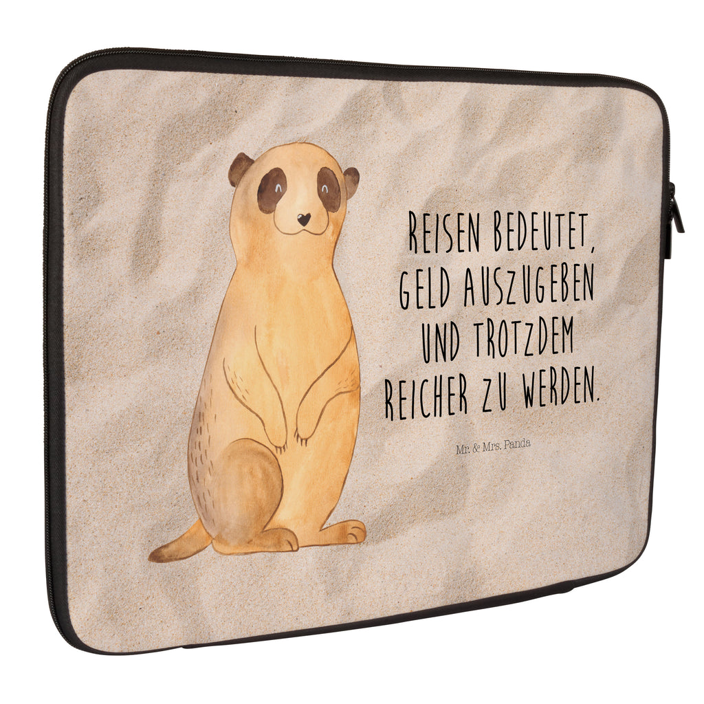 33 x 42 Notebook Tasche Erdmännchen Notebook Tasche, Laptop, Computertasche, Tasche, Schutzhülle, Afrika, Wildtiere, Erdmännchen, Reisen, Spruch, Weltreise, Afrikareise, Roadtrip, Traveling