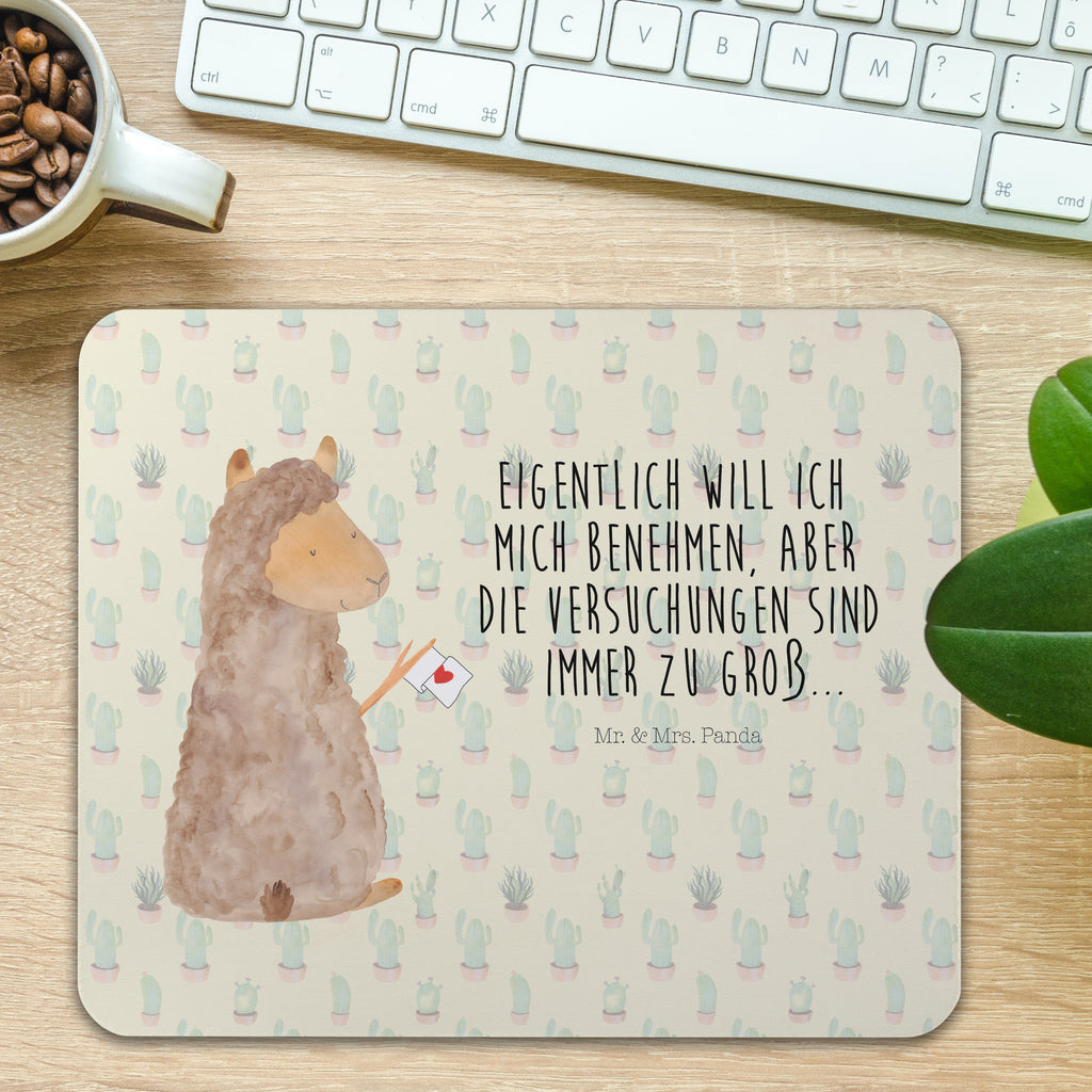 Mauspad Alpaka Fahne Mousepad, Computer zubehör, Büroausstattung, PC Zubehör, Arbeitszimmer, Mauspad, Einzigartiges Mauspad, Designer Mauspad, Alpaka, Lama, Alpakas, Lamas, Liebe