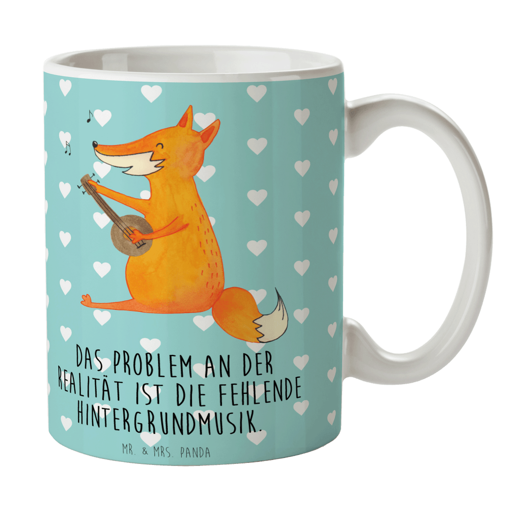 Tasse Fuchs Gitarre Fuchs, Füchse, Geschenk Musiker, Musik Spruch, Musikerin, Sänger, Sängerin, Gitarre,  Becher, Kaffeetasse, Kaffeebecher, Tee, Frühstück, Büro  Fuchs