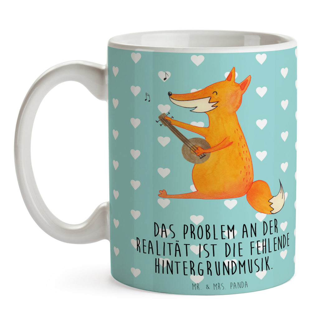 Tasse Fuchs Gitarre Fuchs, Füchse, Geschenk Musiker, Musik Spruch, Musikerin, Sänger, Sängerin, Gitarre,  Becher, Kaffeetasse, Kaffeebecher, Tee, Frühstück, Büro  Fuchs