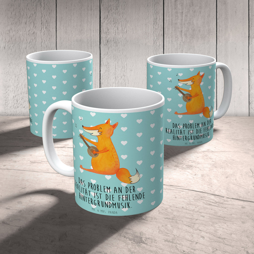 Tasse Fuchs Gitarre Fuchs, Füchse, Geschenk Musiker, Musik Spruch, Musikerin, Sänger, Sängerin, Gitarre,  Becher, Kaffeetasse, Kaffeebecher, Tee, Frühstück, Büro  Fuchs