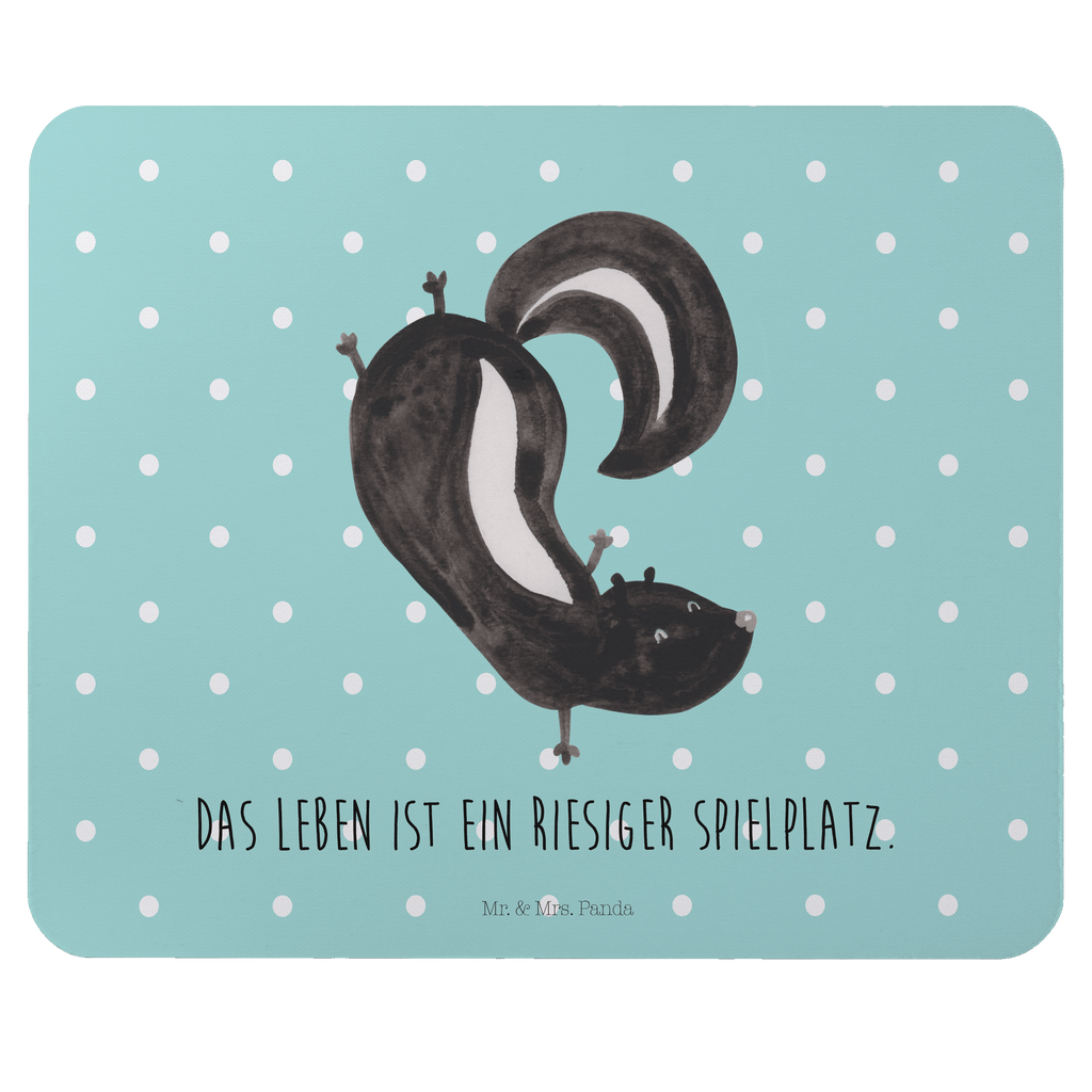 Mauspad Stinktier Handstand Mousepad, Computer zubehör, Büroausstattung, PC Zubehör, Arbeitszimmer, Mauspad, Einzigartiges Mauspad, Designer Mauspad, Stinktier, Skunk, Wildtier, Raubtier, Stinker, Stinki, Spielplatz, verpielt, Kind