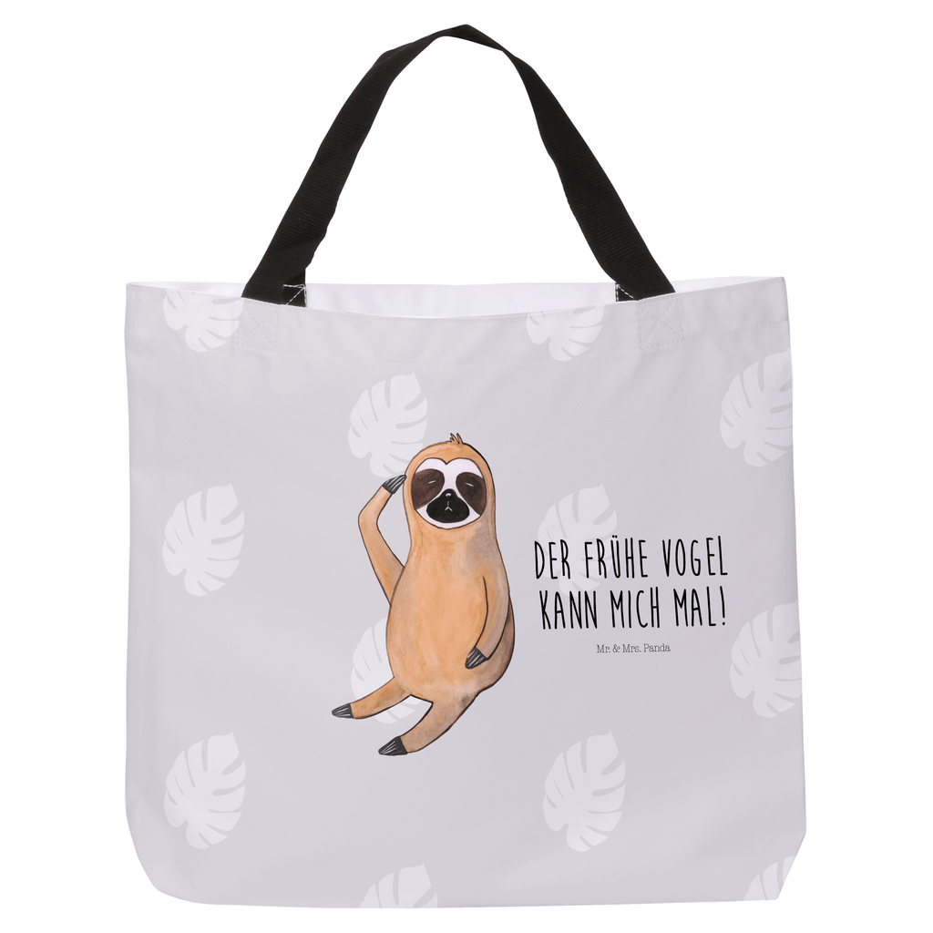 Shopper Faultier Vogel zeigen Beutel, Einkaufstasche, Tasche, Strandtasche, Einkaufsbeutel, Shopper, Schultasche, Freizeittasche, Tragebeutel, Schulbeutel, Alltagstasche, Faultier, Faultier Geschenk, Faultier Deko, Faultiere, faul, Lieblingstier, Spinner, früher Vogel, der frühe Vogel, Frühaufsteher, Morgenmuffel, Vogel, Faultierwelt
