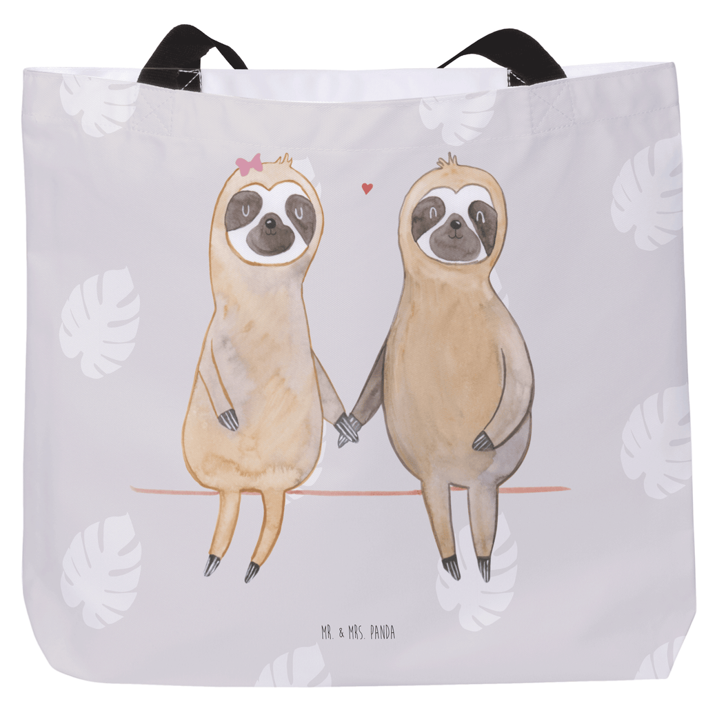 Shopper Faultier Pärchen Beutel, Einkaufstasche, Tasche, Strandtasche, Einkaufsbeutel, Shopper, Schultasche, Freizeittasche, Tragebeutel, Schulbeutel, Alltagstasche, Faultier, Faultier Geschenk, Faultier Deko, Faultiere, faul, Lieblingstier, Liebe, Liebespaar, Faultierliebe, Faultierpärchen, verliebt, verlobt, gemeinsam, relaxen, Pärchen, Beziehung, Langsamkeit