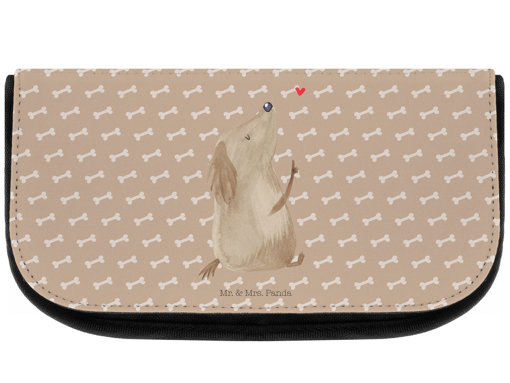 Kosmetiktasche Hund Liebe Kosmetikbeutel, Kulturtasche, Kulturbeutel, Schminktasche, Make-Up Tasche, Hund, Hundemotiv, Haustier, Hunderasse, Tierliebhaber, Hundebesitzer, Sprüche, Liebe, Hundeglück, Hundeliebe, Hunde, Frauchen