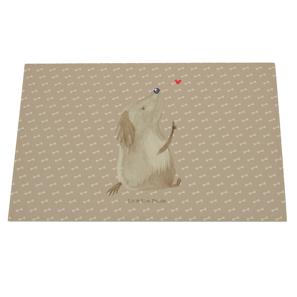 XL Glas Schneidbrett Hund Liebe Glasschneidebrett, Schneidebrett, Frühstücksbrett, Küche, Hund, Hundemotiv, Haustier, Hunderasse, Tierliebhaber, Hundebesitzer, Sprüche, Liebe, Hundeglück, Hundeliebe, Hunde, Frauchen