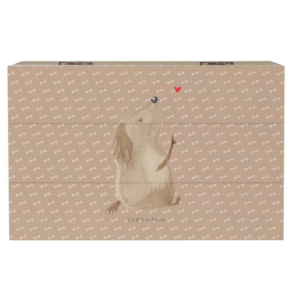 Holzkiste Hund Liebe Holzkiste, Kiste, Schatzkiste, Truhe, Schatulle, XXL, Erinnerungsbox, Erinnerungskiste, Dekokiste, Aufbewahrungsbox, Hund, Hundemotiv, Haustier, Hunderasse, Tierliebhaber, Hundebesitzer, Sprüche, Liebe, Hundeglück, Hundeliebe, Hunde, Frauchen