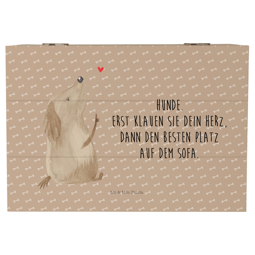Holzkiste Hund Liebe Holzkiste, Kiste, Schatzkiste, Truhe, Schatulle, XXL, Erinnerungsbox, Erinnerungskiste, Dekokiste, Aufbewahrungsbox, Hund, Hundemotiv, Haustier, Hunderasse, Tierliebhaber, Hundebesitzer, Sprüche, Liebe, Hundeglück, Hundeliebe, Hunde, Frauchen