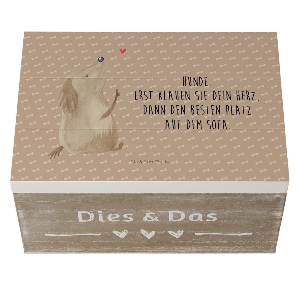 Holzkiste Hund Liebe Holzkiste, Kiste, Schatzkiste, Truhe, Schatulle, XXL, Erinnerungsbox, Erinnerungskiste, Dekokiste, Aufbewahrungsbox, Hund, Hundemotiv, Haustier, Hunderasse, Tierliebhaber, Hundebesitzer, Sprüche, Liebe, Hundeglück, Hundeliebe, Hunde, Frauchen