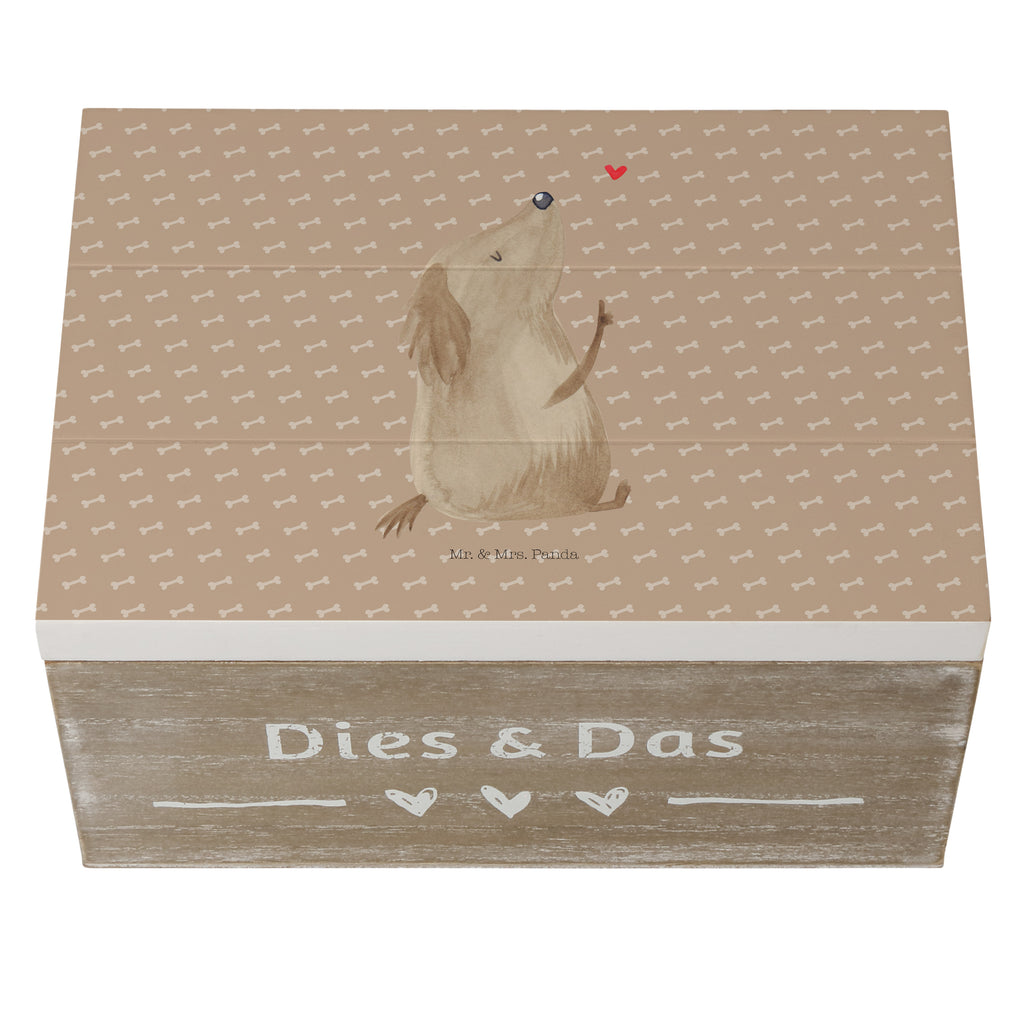 Holzkiste Hund Liebe Holzkiste, Kiste, Schatzkiste, Truhe, Schatulle, XXL, Erinnerungsbox, Erinnerungskiste, Dekokiste, Aufbewahrungsbox, Hund, Hundemotiv, Haustier, Hunderasse, Tierliebhaber, Hundebesitzer, Sprüche, Liebe, Hundeglück, Hundeliebe, Hunde, Frauchen