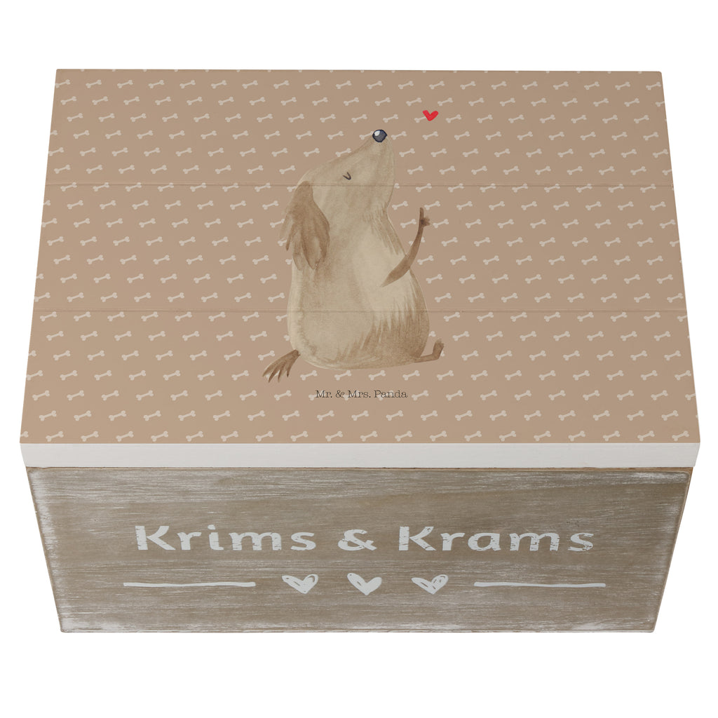 Holzkiste Hund Liebe Holzkiste, Kiste, Schatzkiste, Truhe, Schatulle, XXL, Erinnerungsbox, Erinnerungskiste, Dekokiste, Aufbewahrungsbox, Hund, Hundemotiv, Haustier, Hunderasse, Tierliebhaber, Hundebesitzer, Sprüche, Liebe, Hundeglück, Hundeliebe, Hunde, Frauchen