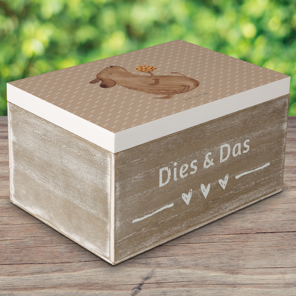 Holzkiste Hund Keks Holzkiste, Kiste, Schatzkiste, Truhe, Schatulle, XXL, Erinnerungsbox, Erinnerungskiste, Dekokiste, Aufbewahrungsbox, Hund, Hundemotiv, Haustier, Hunderasse, Tierliebhaber, Hundebesitzer, Sprüche, Hundekekse, Leckerli, Hundeleckerli, Hundesnacks