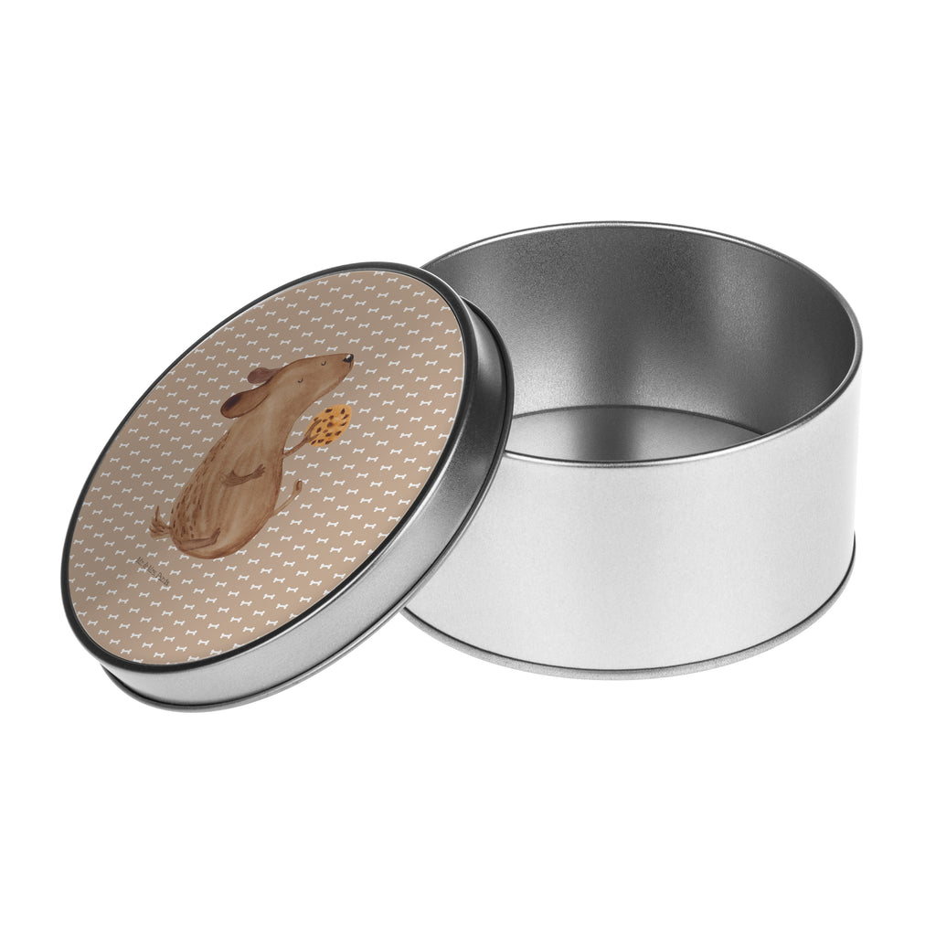 Blechdose rund Hund Keks Metalldose, Keksdose, Dose, Vorratsdose, Geschenkbox, Hund, Hundemotiv, Haustier, Hunderasse, Tierliebhaber, Hundebesitzer, Sprüche, Hundekekse, Leckerli, Hundeleckerli, Hundesnacks