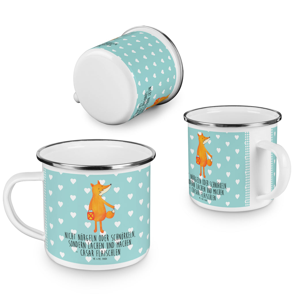 Camping Emaille Tasse Fuchs Laterne Campingtasse, Trinkbecher, Metalltasse, Outdoor Tasse, Emaille Trinkbecher, Blechtasse Outdoor, Emaille Campingbecher, Edelstahl Trinkbecher, Metalltasse für Camping, Kaffee Blechtasse, Camping Tasse Metall, Fuchs, Füchse, Spruch trösten, Liebeskummer Spruch, Laterne, Sankt Martin, Laternenumzug, Aufmuntern, Cäsar Otto Hugo Flaischlen