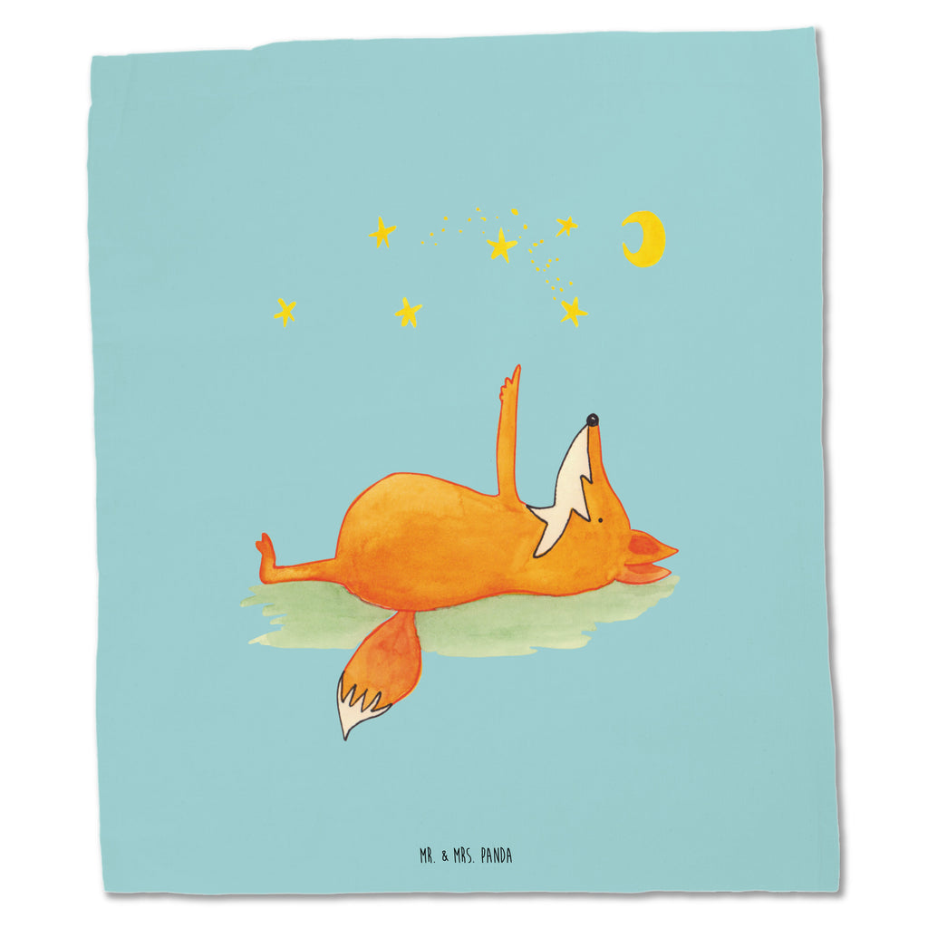 Tragetasche Fuchs Sterne Beuteltasche, Beutel, Einkaufstasche, Jutebeutel, Stoffbeutel, Fuchs, Füchse, tröstende Worte, Spruch positiv, Spruch schön, Romantik, Always Look on the Bright Side of Life