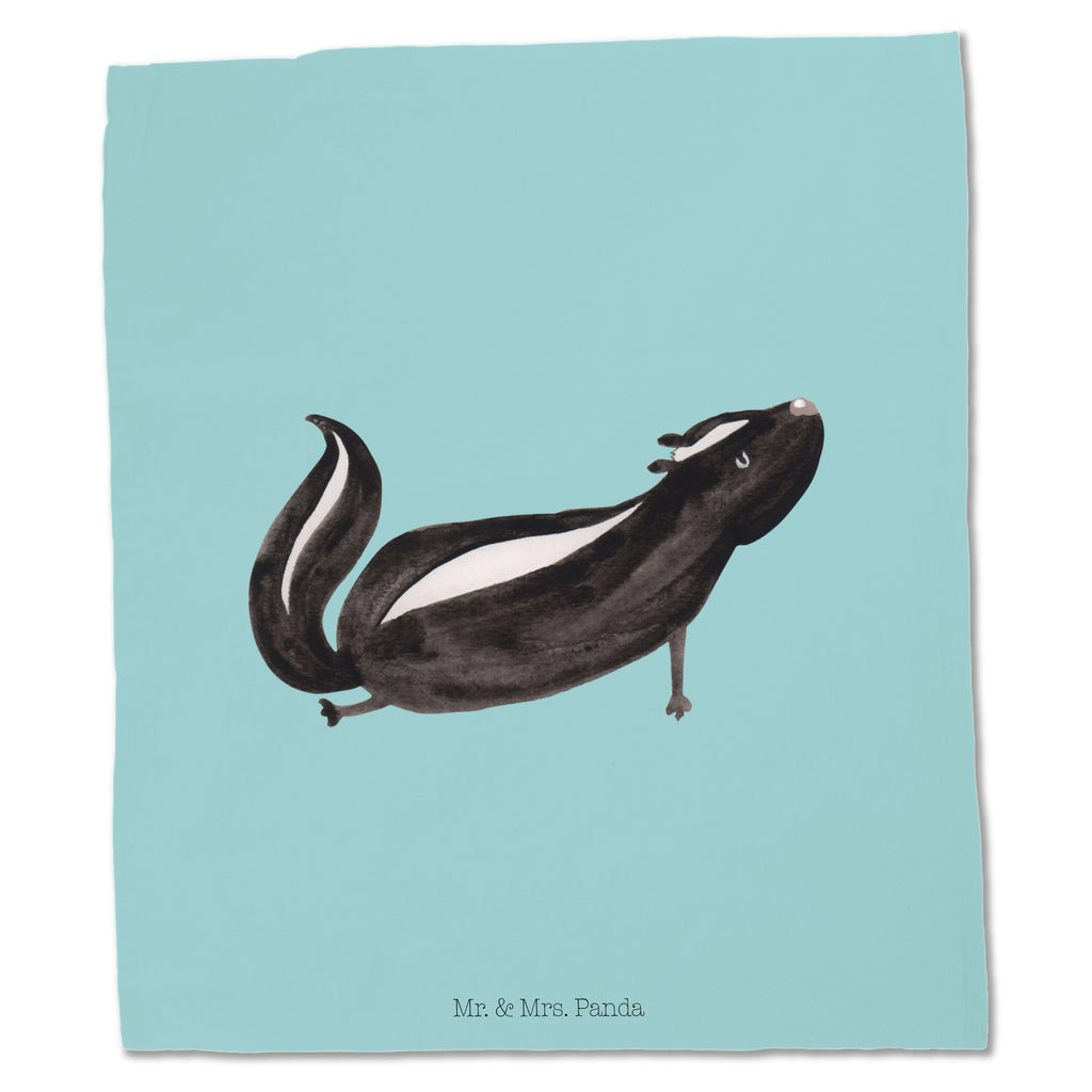 Tragetasche Stinktier Yoga Beuteltasche, Beutel, Einkaufstasche, Jutebeutel, Stoffbeutel, Stinktier, Skunk, Wildtier, Raubtier, Stinker, Stinki, Yoga, Namaste, Lebe, Liebe, Lache