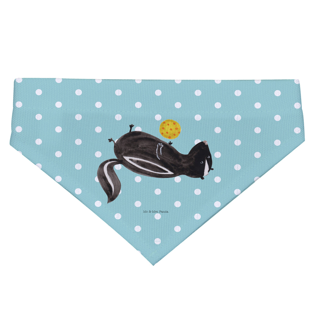 Hundehalstuch M Stinktier Ball Hundehalstuch, Halstuch, Hunde, Tuch, mittel, mittelgroße Hunde, Stinktier, Skunk, Wildtier, Raubtier, Stinker, Stinki, verspielt, Weisheit