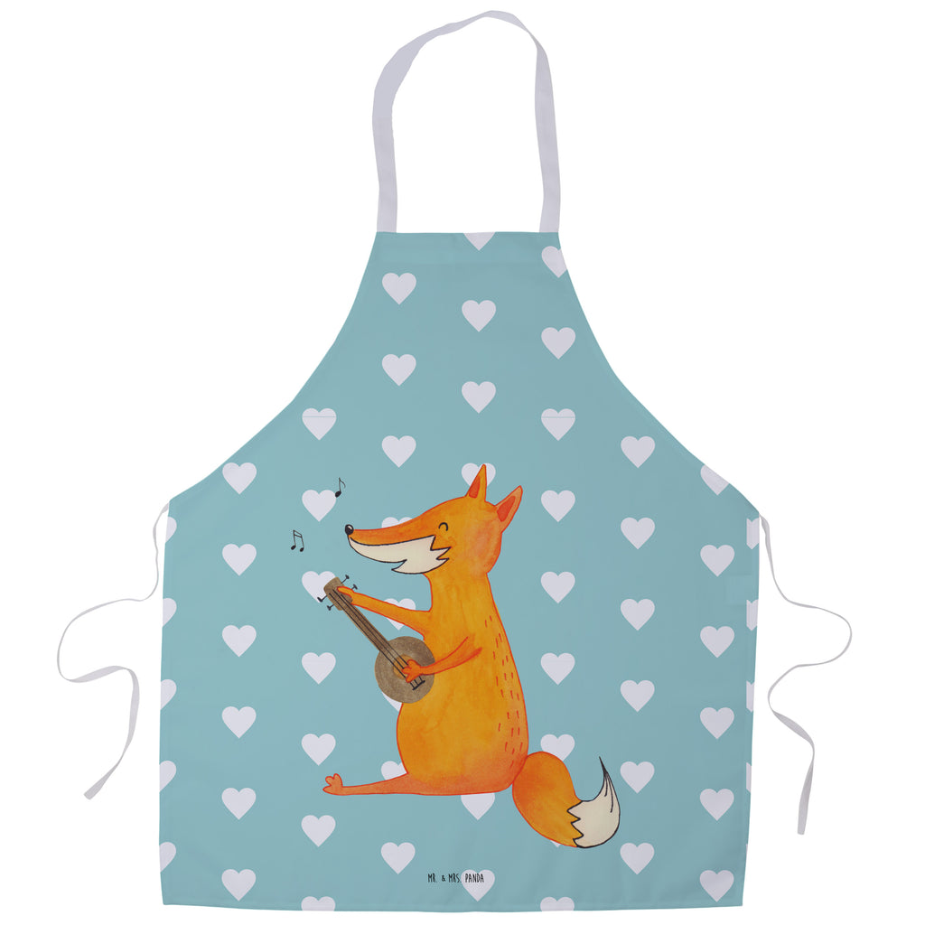 Kochschürze Fuchs Gitarre Schürze, Backschürze, Küchenschürze, Grillschürze, Latzschürze, Fuchs, Füchse, Geschenk Musiker, Musik Spruch, Musikerin, Sänger, Sängerin, Gitarre