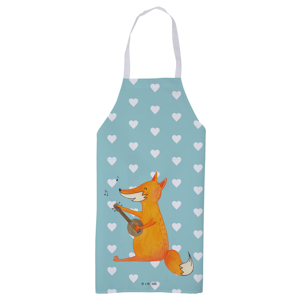 Kochschürze Fuchs Gitarre Schürze, Backschürze, Küchenschürze, Grillschürze, Latzschürze, Fuchs, Füchse, Geschenk Musiker, Musik Spruch, Musikerin, Sänger, Sängerin, Gitarre