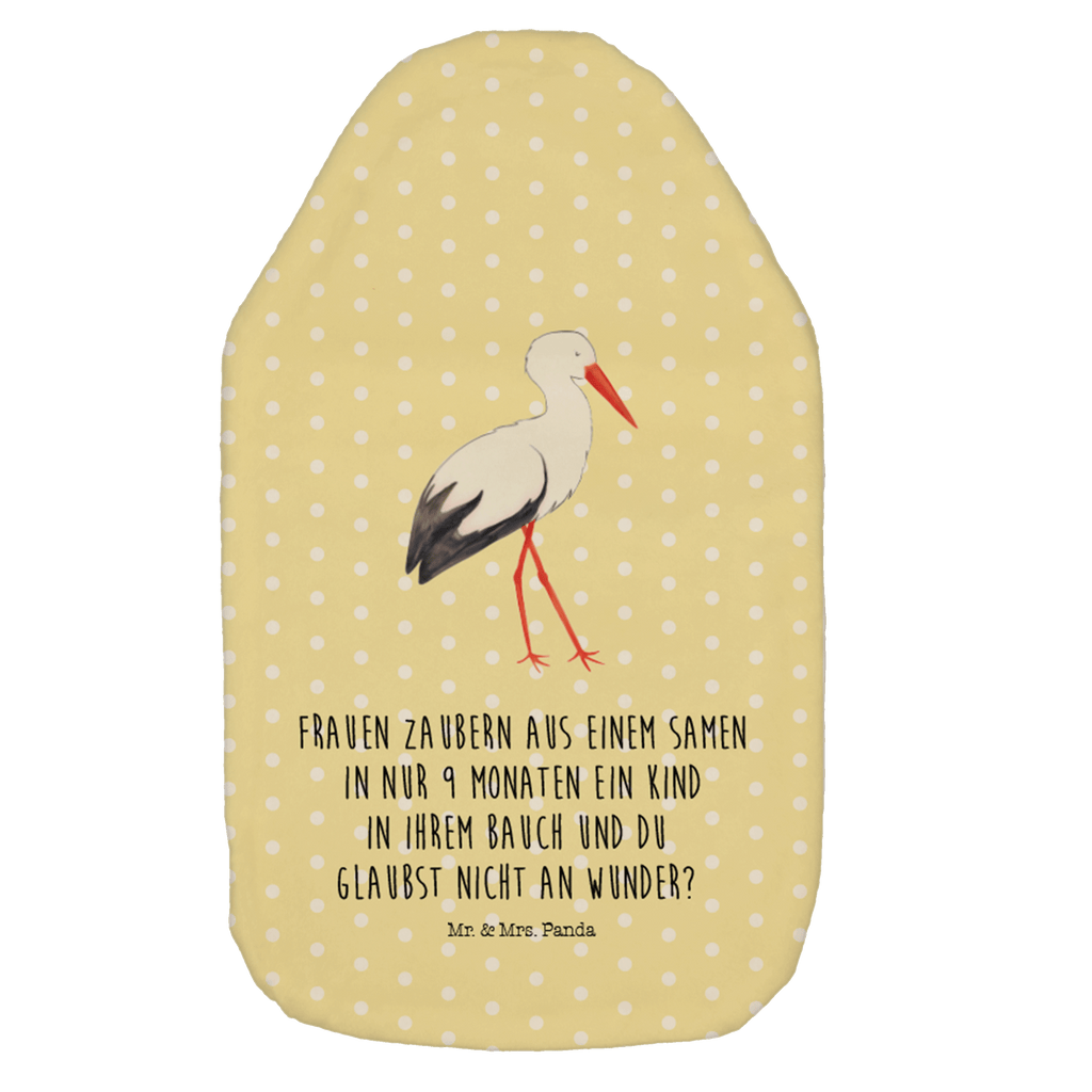 Wärmflasche Storch Wärmekissen, Kinderwärmflasche, Körnerkissen, Wärmflaschenbezug, Wärmflasche mit Bezug, Tiermotive, Gute Laune, lustige Sprüche, Tiere, Storch, Störche, Schwangerschaft, Geburt, Mutter, Mütter, Mutter werden, Schwanger, Babybauch, Baby