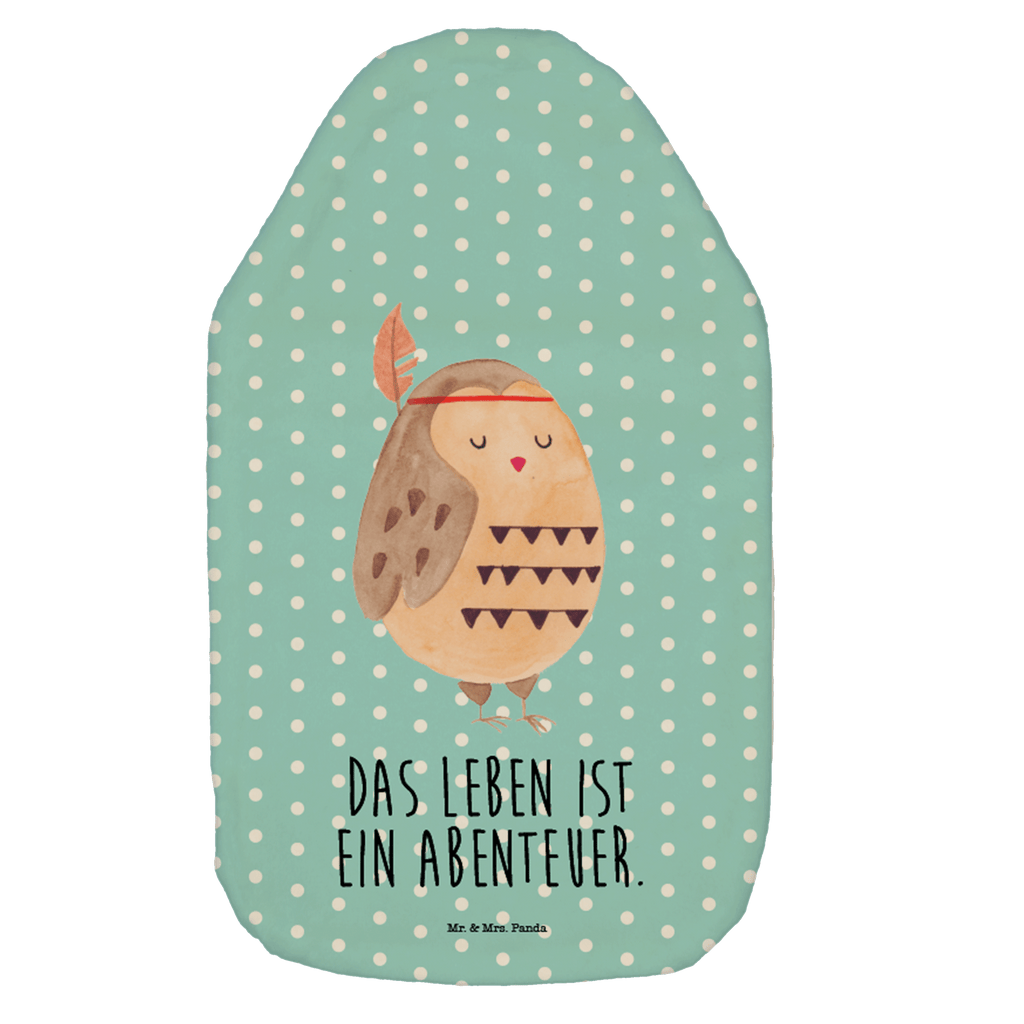 Wärmflasche Eule Federschmuck Wärmekissen, Kinderwärmflasche, Körnerkissen, Wärmflaschenbezug, Wärmflasche mit Bezug, Eule, Eule Deko, Owl, Das Leben ist ein Abenteuer, Reisespruch, Federschmuck, Dekoration
