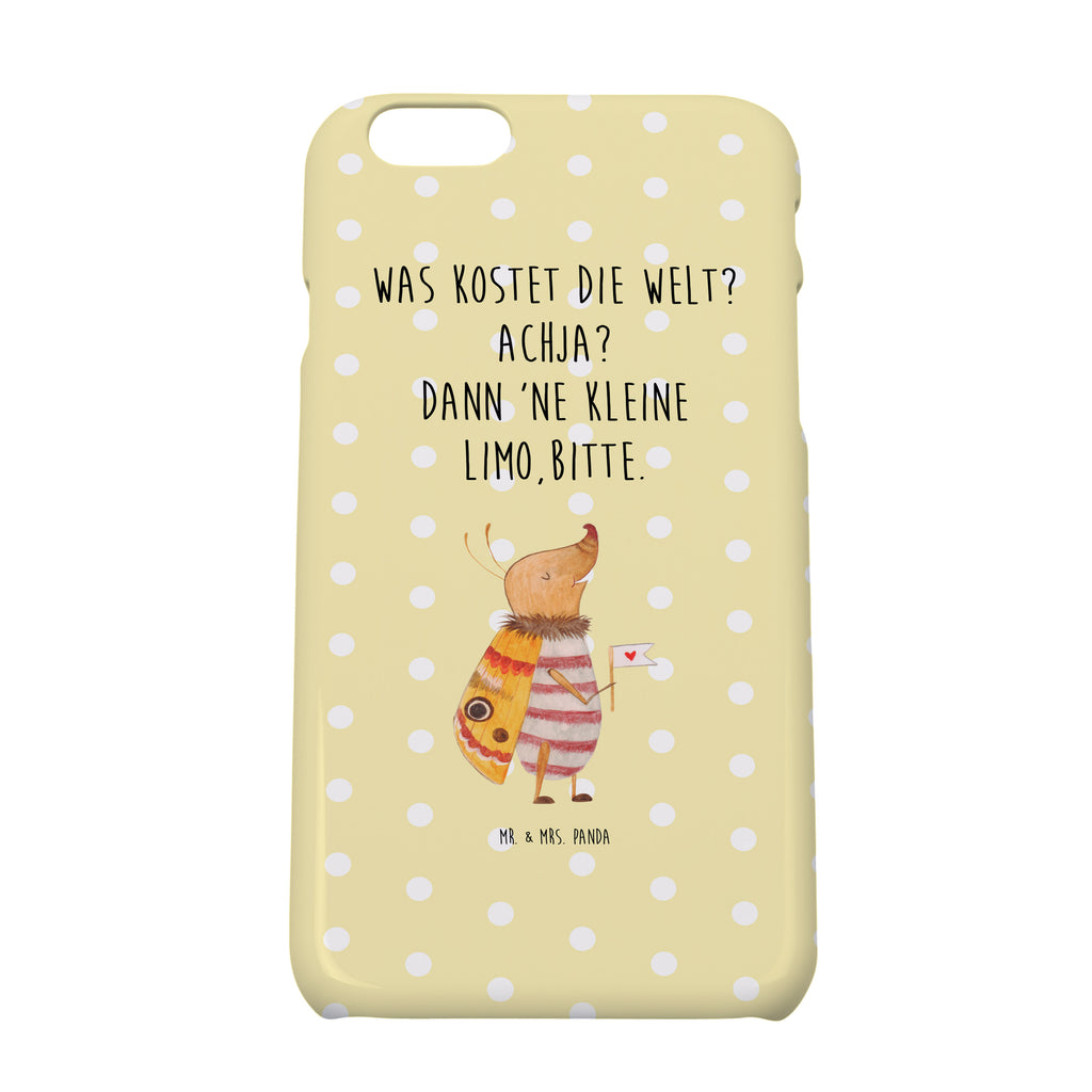 Iphone 7 / 7S Handyhülle Nachtfalter mit Fähnchen Handyhülle, Handycover, Cover, Handy, Hülle, Iphone 7, Iphone 7S, süße Tiermotive, gute Laune, lustige Sprüche, Tiere, Nachtfalter, Käfer, Spruch lustig, Spruch witzig, süß, niedlich, Küche Deko, Was kostet die Welt