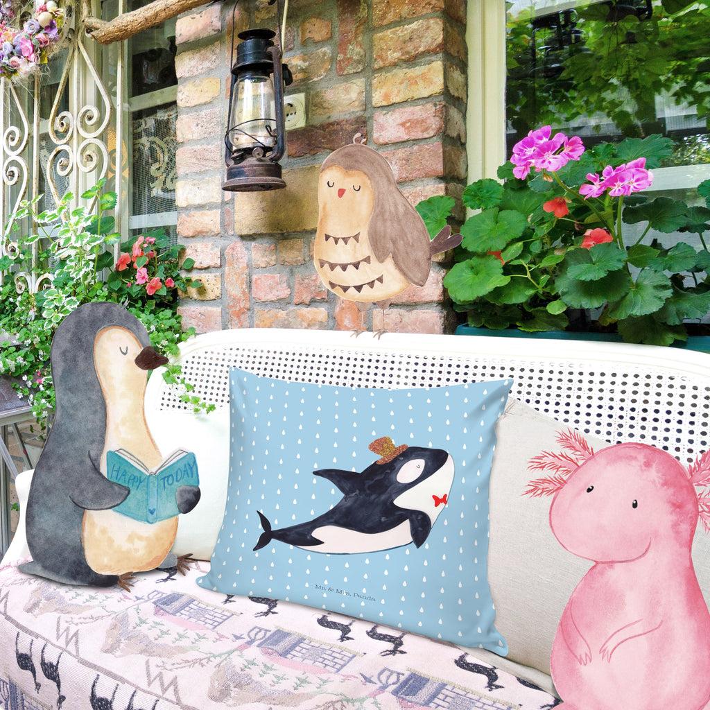 40x40 Kissen Orca Zylinder Kissenhülle, Kopfkissen, Sofakissen, Dekokissen, Motivkissen, Meerestiere, Meer, Urlaub, Narwal, Glitter, Konfetti, Glitzer, Geburtstag, Feier, Fete, Fest, Glückwunsch, Orca