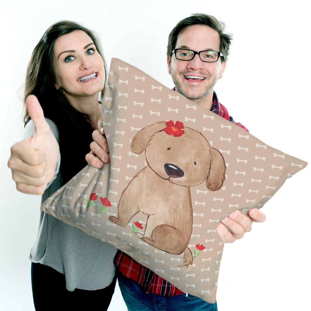 40x40 Kissen Hund Hundedame Kissenhülle, Kopfkissen, Sofakissen, Dekokissen, Motivkissen, Hund, Hundemotiv, Haustier, Hunderasse, Tierliebhaber, Hundebesitzer, Sprüche, Hunde, Hundeliebe, Hundeglück, Liebe, Frauchen