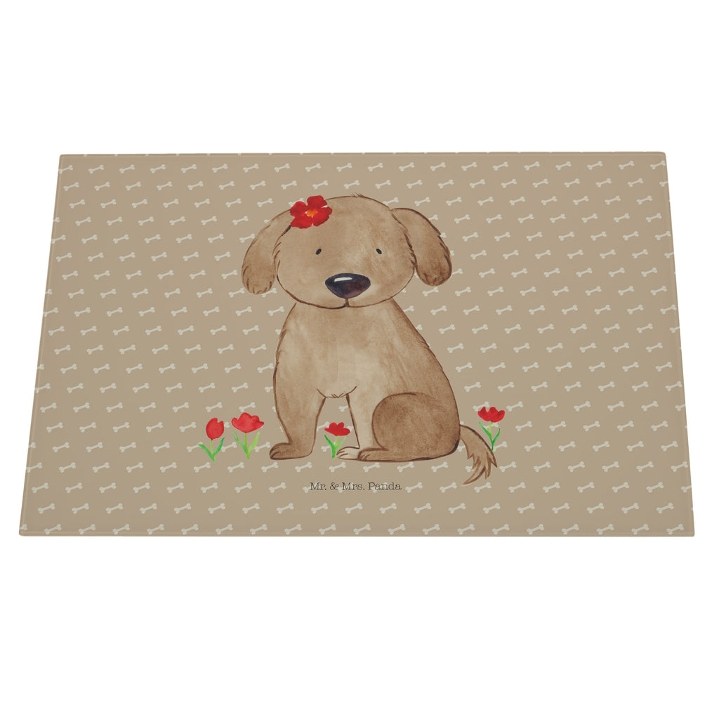 XL Glas Schneidbrett Hund Hundedame Glasschneidebrett, Schneidebrett, Frühstücksbrett, Küche, Hund, Hundemotiv, Haustier, Hunderasse, Tierliebhaber, Hundebesitzer, Sprüche, Hunde, Hundeliebe, Hundeglück, Liebe, Frauchen