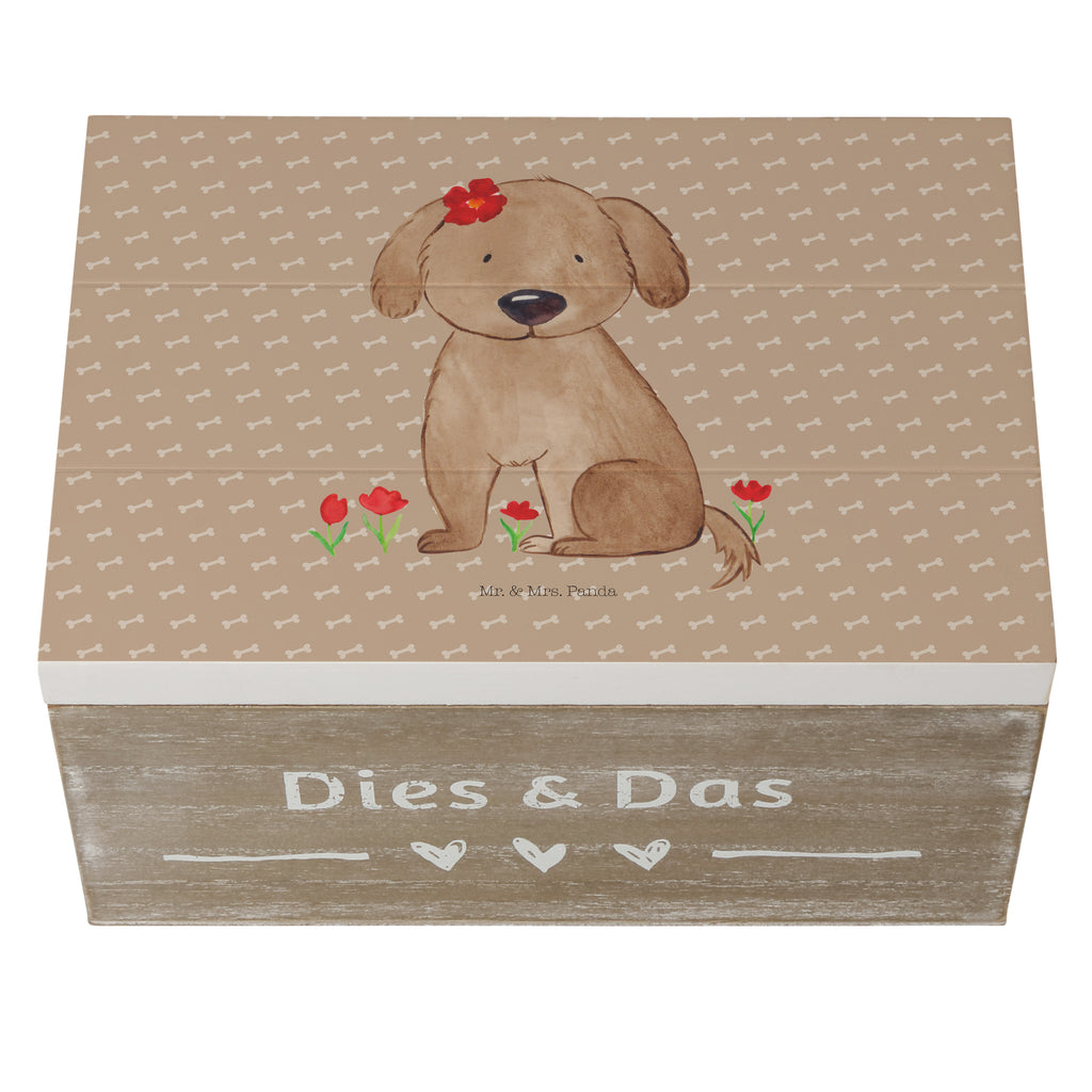 Holzkiste Hund Hundedame Holzkiste, Kiste, Schatzkiste, Truhe, Schatulle, XXL, Erinnerungsbox, Erinnerungskiste, Dekokiste, Aufbewahrungsbox, Hund, Hundemotiv, Haustier, Hunderasse, Tierliebhaber, Hundebesitzer, Sprüche, Hunde, Hundeliebe, Hundeglück, Liebe, Frauchen