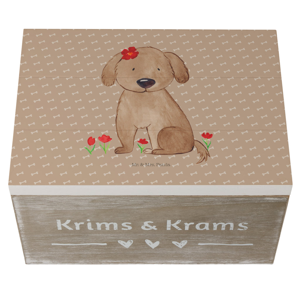 Holzkiste Hund Hundedame Holzkiste, Kiste, Schatzkiste, Truhe, Schatulle, XXL, Erinnerungsbox, Erinnerungskiste, Dekokiste, Aufbewahrungsbox, Hund, Hundemotiv, Haustier, Hunderasse, Tierliebhaber, Hundebesitzer, Sprüche, Hunde, Hundeliebe, Hundeglück, Liebe, Frauchen