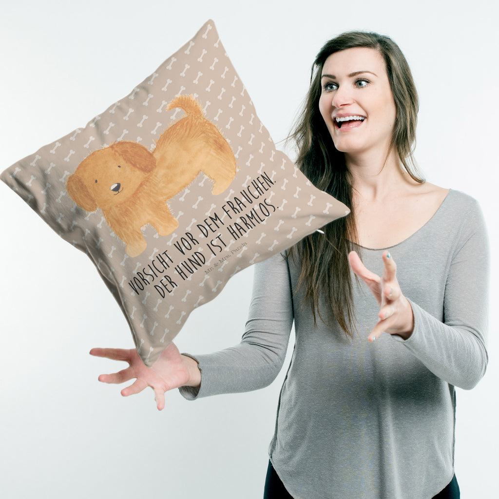 40x40 Kissen Hund flauschig Kissenhülle, Kopfkissen, Sofakissen, Dekokissen, Motivkissen, Hund, Hundemotiv, Haustier, Hunderasse, Tierliebhaber, Hundebesitzer, Sprüche, Hunde, Frauchen, Hundemama, Hundeliebe