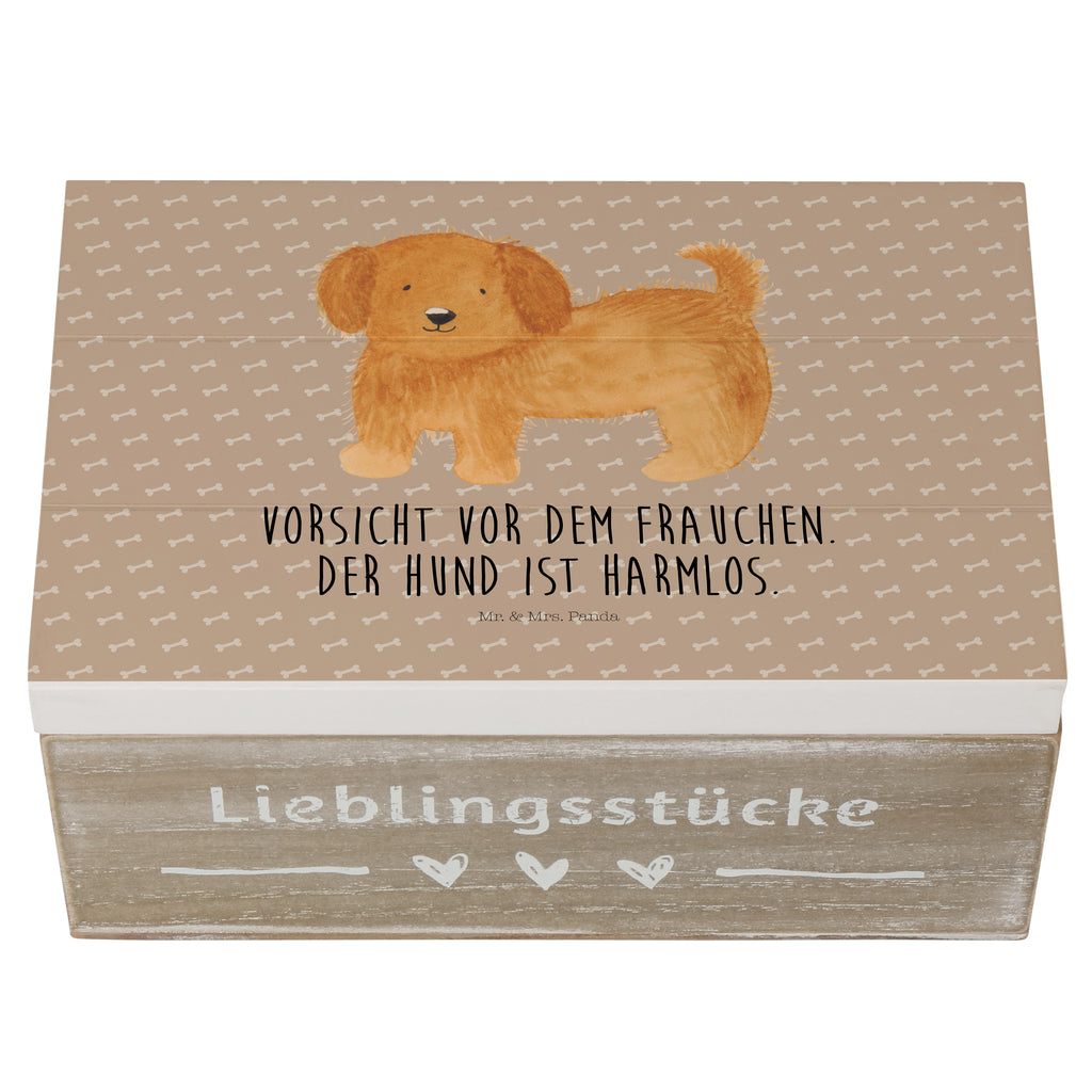 Holzkiste Hund flauschig Holzkiste, Kiste, Schatzkiste, Truhe, Schatulle, XXL, Erinnerungsbox, Erinnerungskiste, Dekokiste, Aufbewahrungsbox, Hund, Hundemotiv, Haustier, Hunderasse, Tierliebhaber, Hundebesitzer, Sprüche, Hunde, Frauchen, Hundemama, Hundeliebe