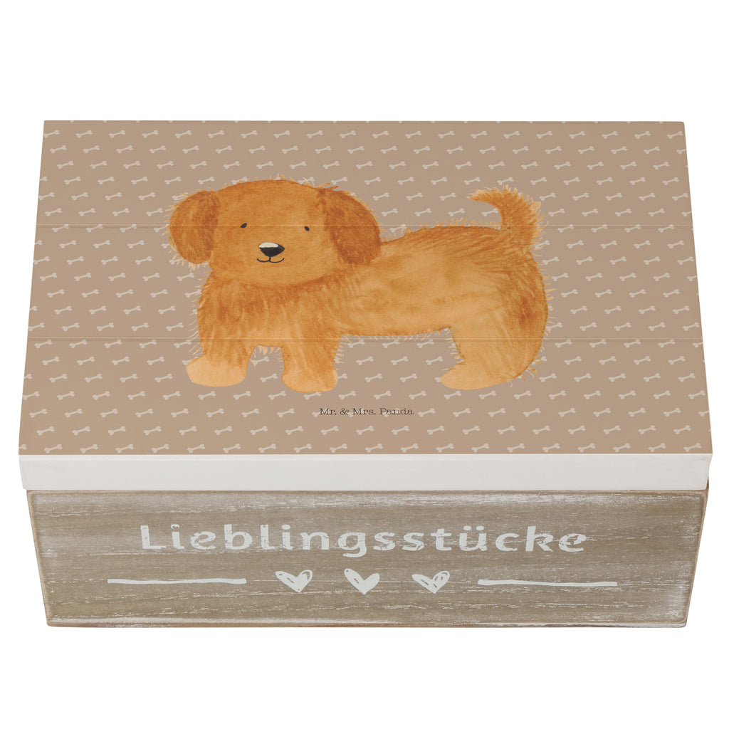 Holzkiste Hund flauschig Holzkiste, Kiste, Schatzkiste, Truhe, Schatulle, XXL, Erinnerungsbox, Erinnerungskiste, Dekokiste, Aufbewahrungsbox, Hund, Hundemotiv, Haustier, Hunderasse, Tierliebhaber, Hundebesitzer, Sprüche, Hunde, Frauchen, Hundemama, Hundeliebe