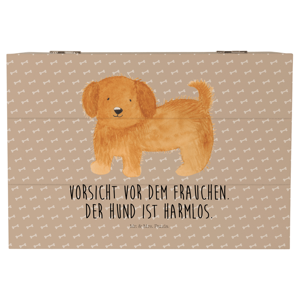Holzkiste Hund flauschig Holzkiste, Kiste, Schatzkiste, Truhe, Schatulle, XXL, Erinnerungsbox, Erinnerungskiste, Dekokiste, Aufbewahrungsbox, Hund, Hundemotiv, Haustier, Hunderasse, Tierliebhaber, Hundebesitzer, Sprüche, Hunde, Frauchen, Hundemama, Hundeliebe
