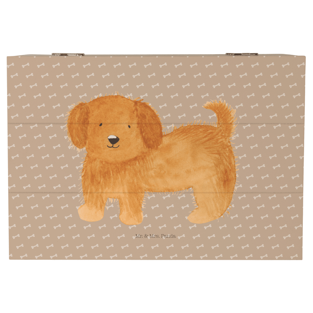 Holzkiste Hund flauschig Holzkiste, Kiste, Schatzkiste, Truhe, Schatulle, XXL, Erinnerungsbox, Erinnerungskiste, Dekokiste, Aufbewahrungsbox, Hund, Hundemotiv, Haustier, Hunderasse, Tierliebhaber, Hundebesitzer, Sprüche, Hunde, Frauchen, Hundemama, Hundeliebe