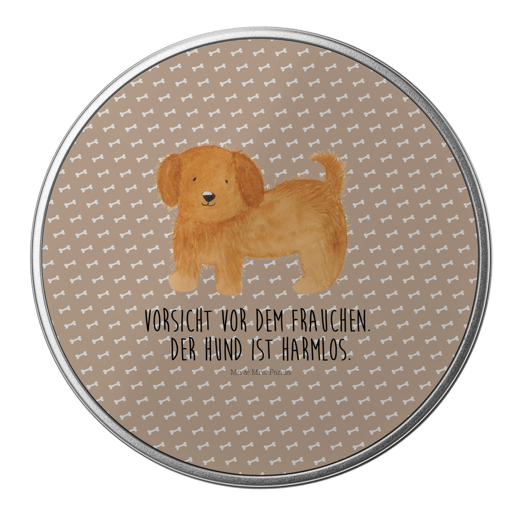 Blechdose rund Hund flauschig Metalldose, Keksdose, Dose, Vorratsdose, Geschenkbox, Hund, Hundemotiv, Haustier, Hunderasse, Tierliebhaber, Hundebesitzer, Sprüche, Hunde, Frauchen, Hundemama, Hundeliebe