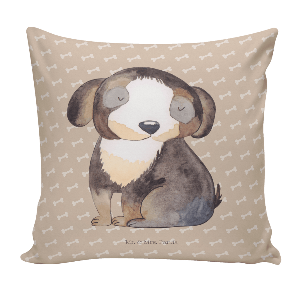 40x40 Kissen Hund entspannt Kissenhülle, Kopfkissen, Sofakissen, Dekokissen, Motivkissen, Hund, Hundemotiv, Haustier, Hunderasse, Tierliebhaber, Hundebesitzer, Sprüche, schwarzer Hund, Hundeliebe, Liebe, Hundeglück